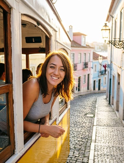 Alemap, Lisbon yellow tram