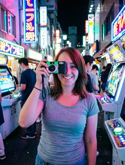 Alemap, Tokyo arcade neon