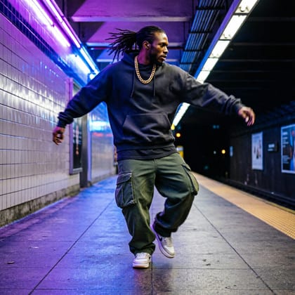 Dre, Subway platform