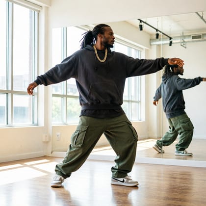 Dre, Studio mirror practice