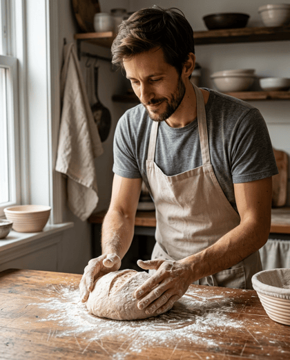 Eli, Kitchen portrait