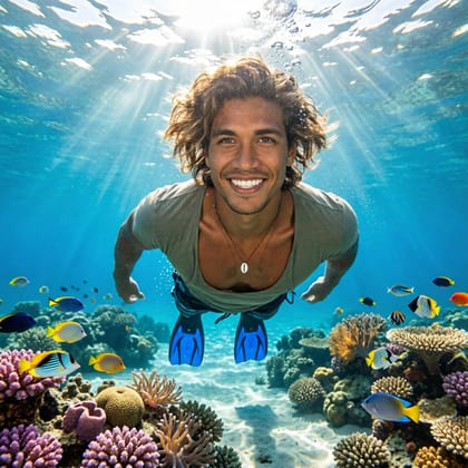 Kai, Reef, free dive