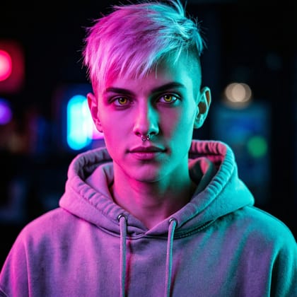 Reese, Studio portrait, RGB