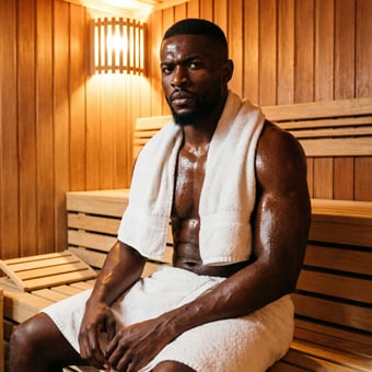 Jordan, Recovery, sauna