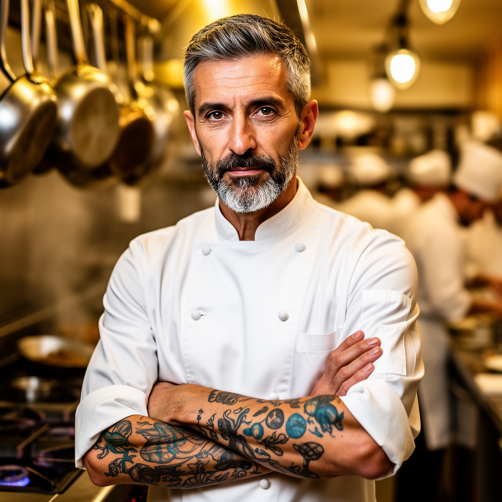 Marco, Chef + restaurant