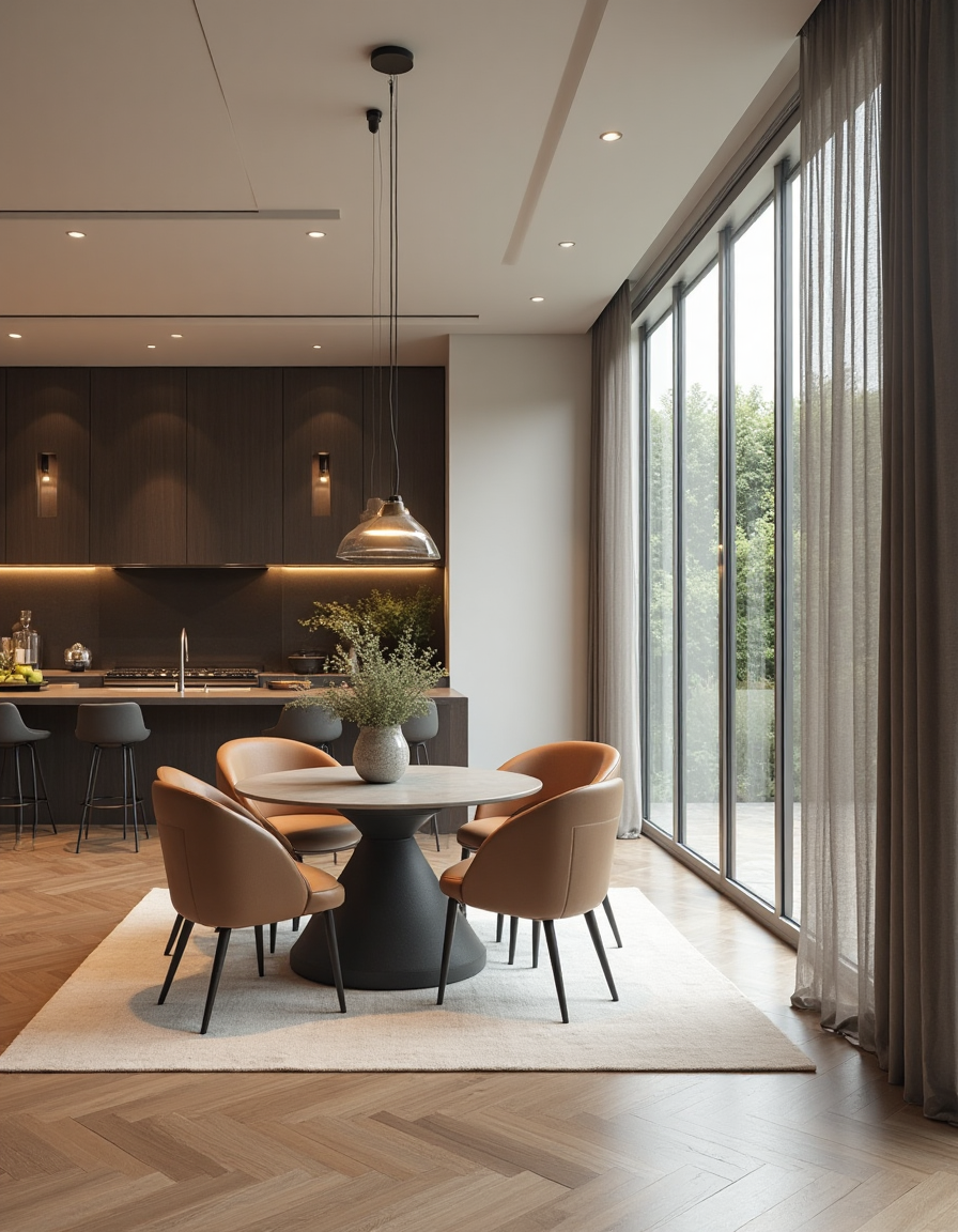 a modern interior design