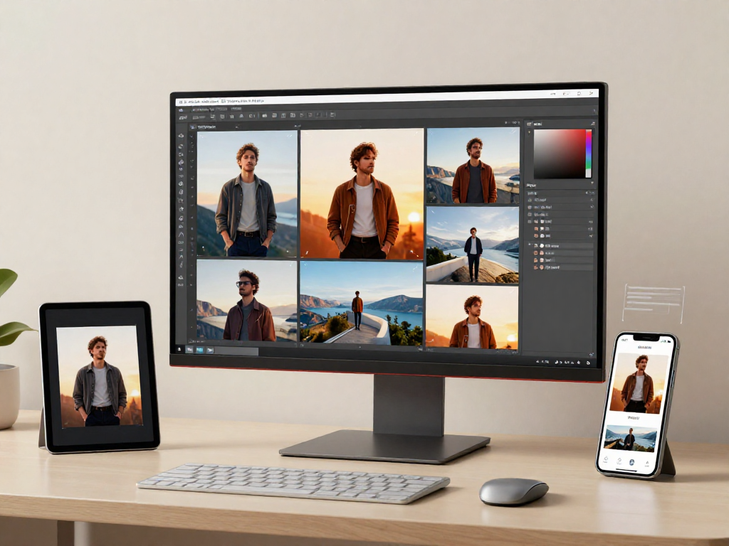 Platform Sizing AI Images for Every Channel | Socialaf.ai Use Case